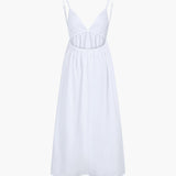 Edith | Women's Cotton Halter Maxi Dress