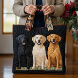 Borsa Artigianale con Tre Labrador