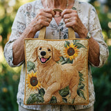Borsa a Mano Oro Imbottita e Lussuosa