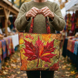 Borsa Tote in Acero al Tramonto Artigianale