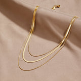 Collana Multi-Layered in Oro