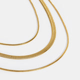 Collana Multi-Layered in Oro