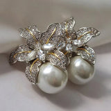 Orecchini in Perla con Fiore Squisito