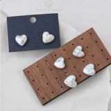 Orecchini a Cuore in Perle d'Acqua Dolce Premium