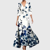 Iris | Women's Floral Wrap Maxi Dress