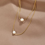 Collana di Perle Stratificata e Sofisticata