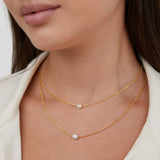 Collana di Perle Stratificata e Sofisticata