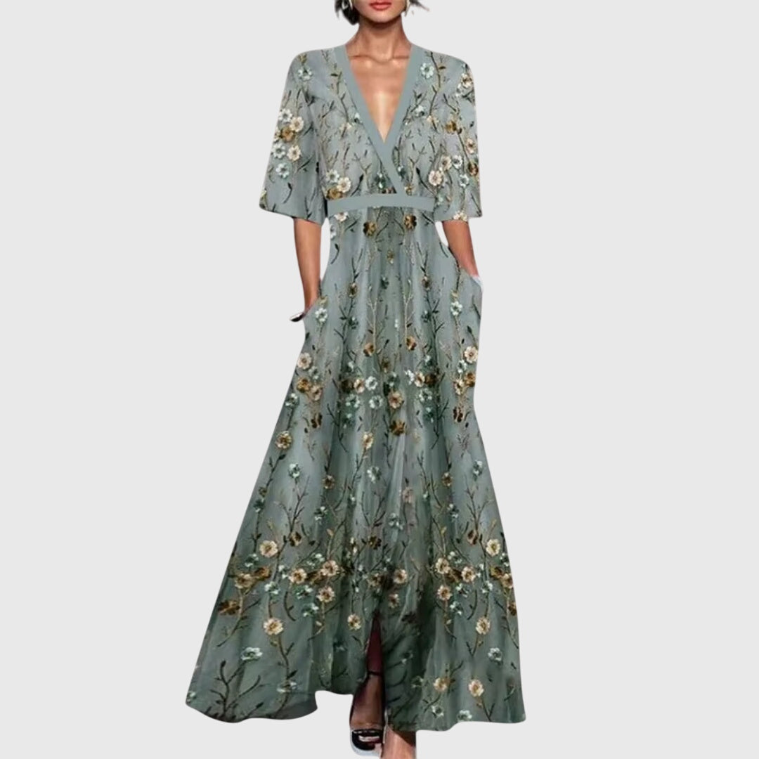 Madeleine | Women's Floral Wrap Maxi Dress