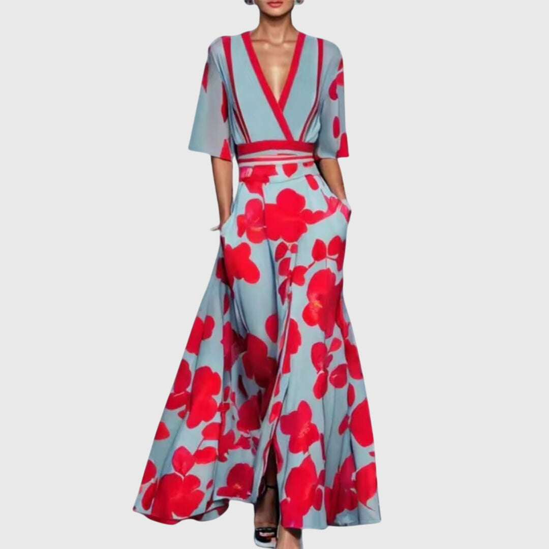 Madeleine | Women's Floral Wrap Maxi Dress