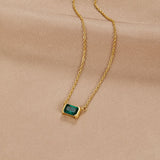 Collana Moni Verde Smeraldo