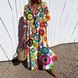 Ruby | Women's Floral Cotton Maxi Dress