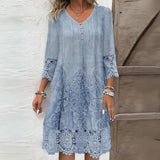 Sophie | Women's Lace Embroidered Shift Dress