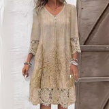 Sophie | Women's Lace Embroidered Shift Dress