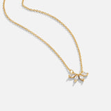 Collana Omelia Crystal Leaf